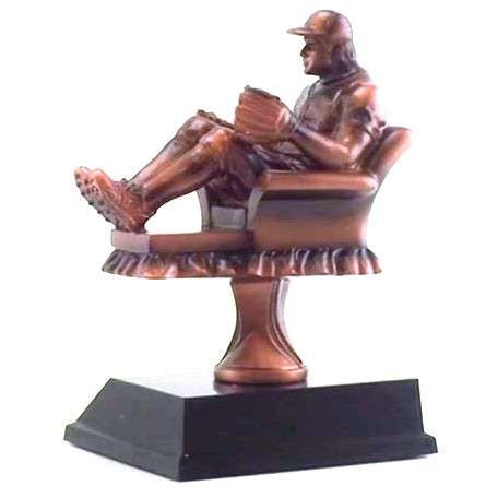 Baseball Fantasy League Armchair Trophy | Fantasy Baseball League Award | 6.5 Inch Tall Decade Awards