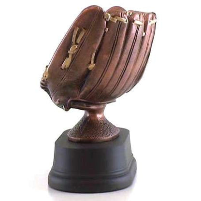 Baseball Glove Trophy | Engraved Baseball Display Award - 5 Inch Tall  Decade Awards