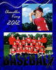 Baseball Memory Mate Plaque 2 - Personalized | Individual & Baseball Team Pictures Plaque - 8" x 10" Decade Awards