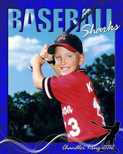 Baseball SV4-05 Plaque - Personalized Decade Awards