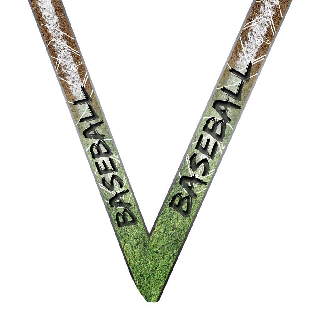 Baseball / Softball Fusion Medal- Gold, Silver or Bronze | Engraved Baseball Baseball / Softball Medallion - 3 Inch Wide Decade Awards