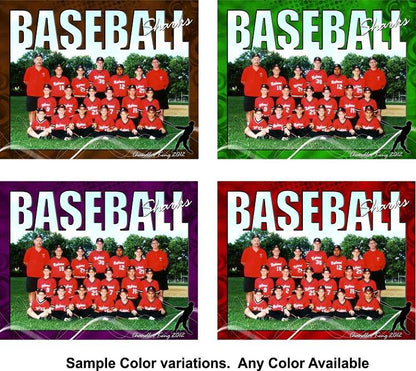 Baseball Team Plaque SV4-T01 - Personalized Decade Awards