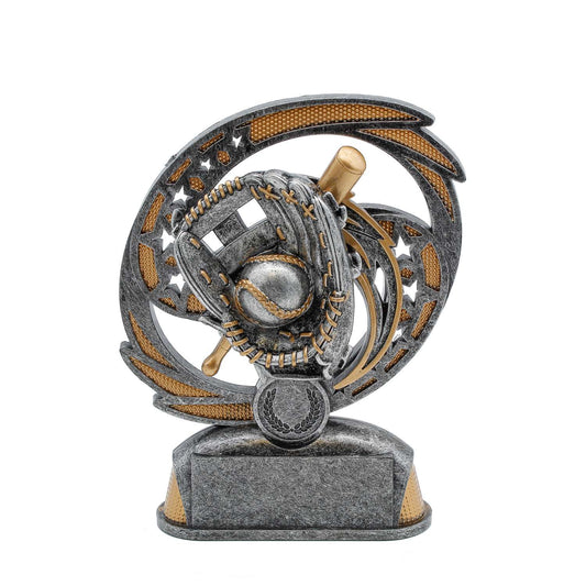 Baseball/Softball Hurricane Trophy | Engraved Baseball/Softball Award - 6.5" Tall Decade Awards