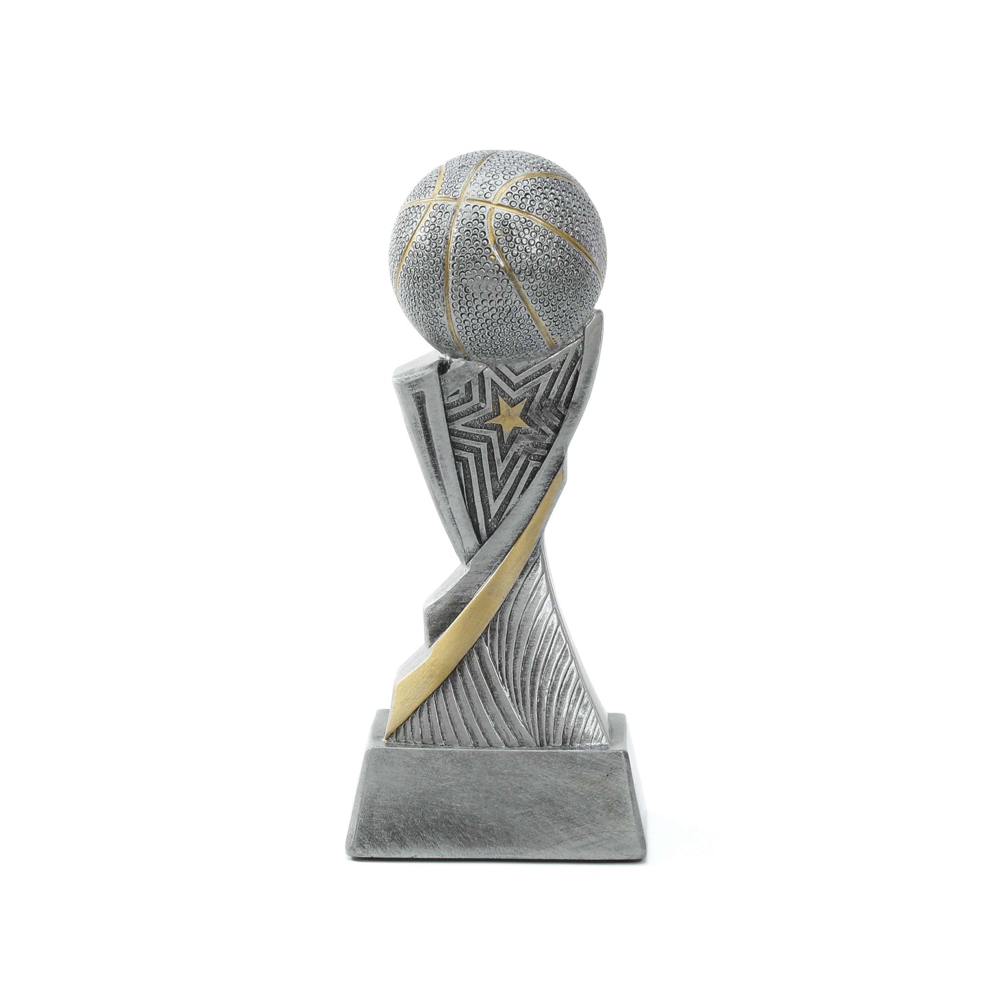 Basketball Aspire Trophy | Engraved Basketball Award - 6 or 8 Inch Tall Decade Awards