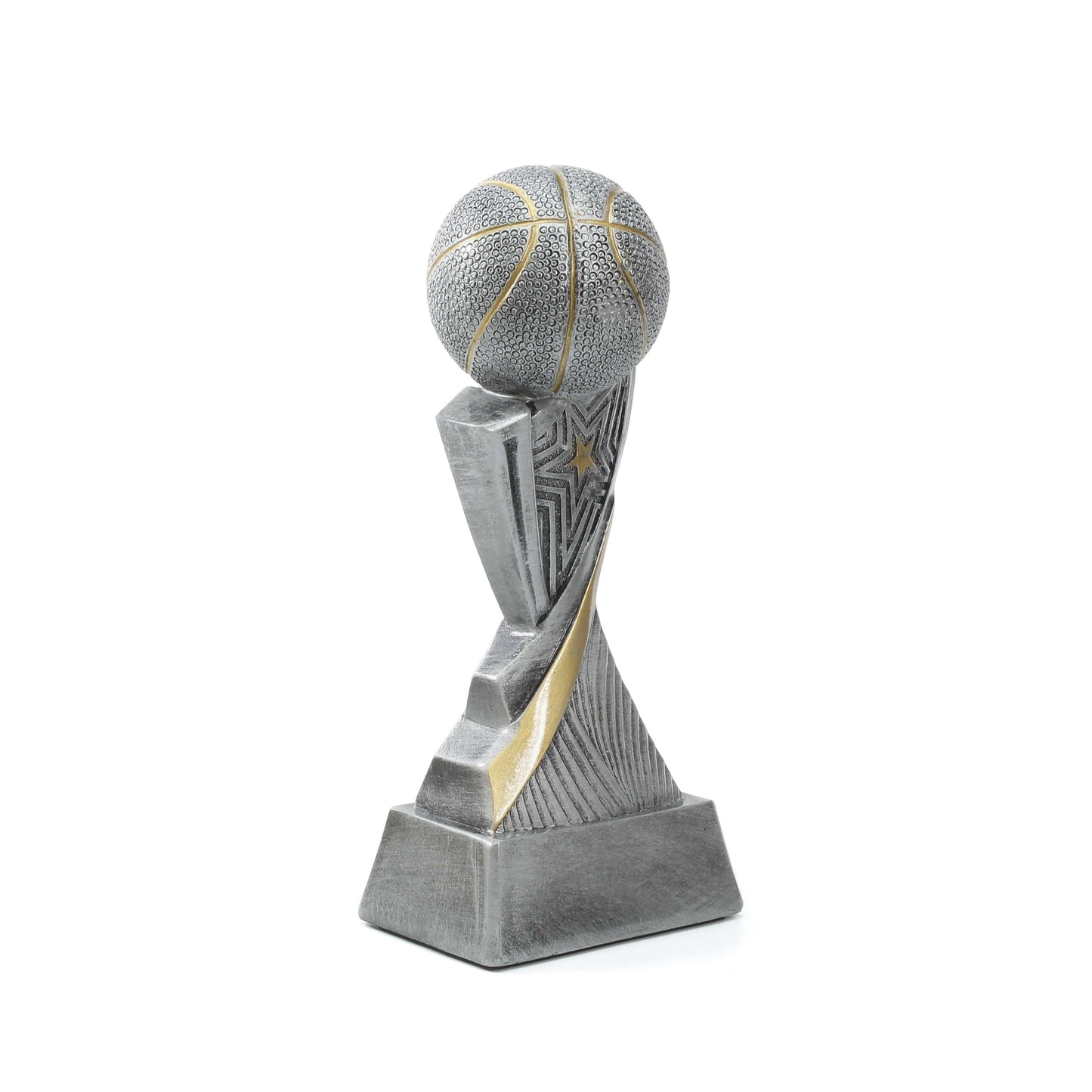 Basketball Aspire Trophy | Engraved Basketball Award - 6 or 8 Inch Tall Decade Awards