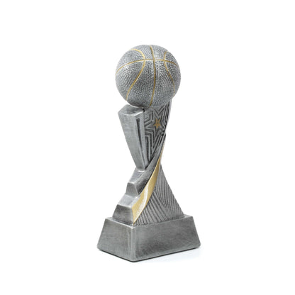 Basketball Aspire Trophy | Engraved Basketball Award - 6 or 8 Inch Tall Decade Awards