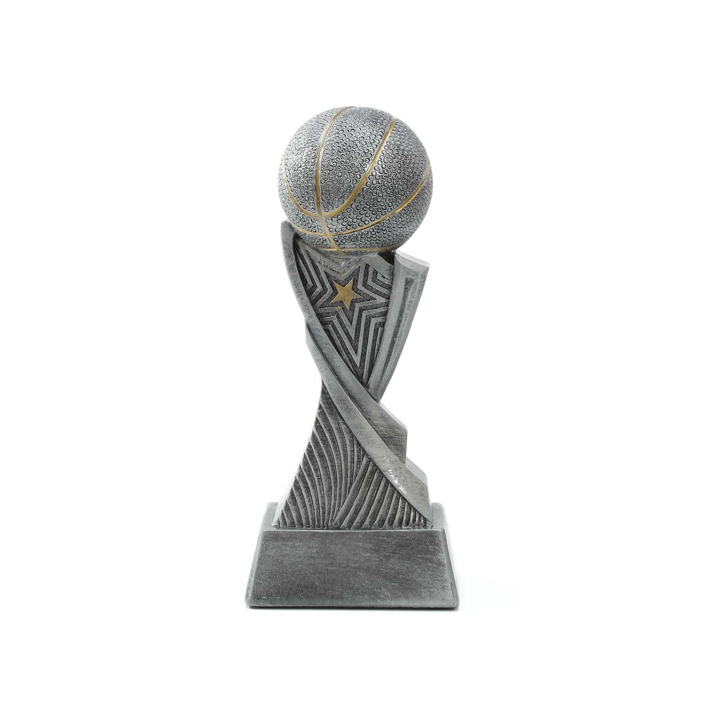 Basketball Aspire Trophy | Engraved Basketball Award - 6 or 8 Inch Tall Decade Awards
