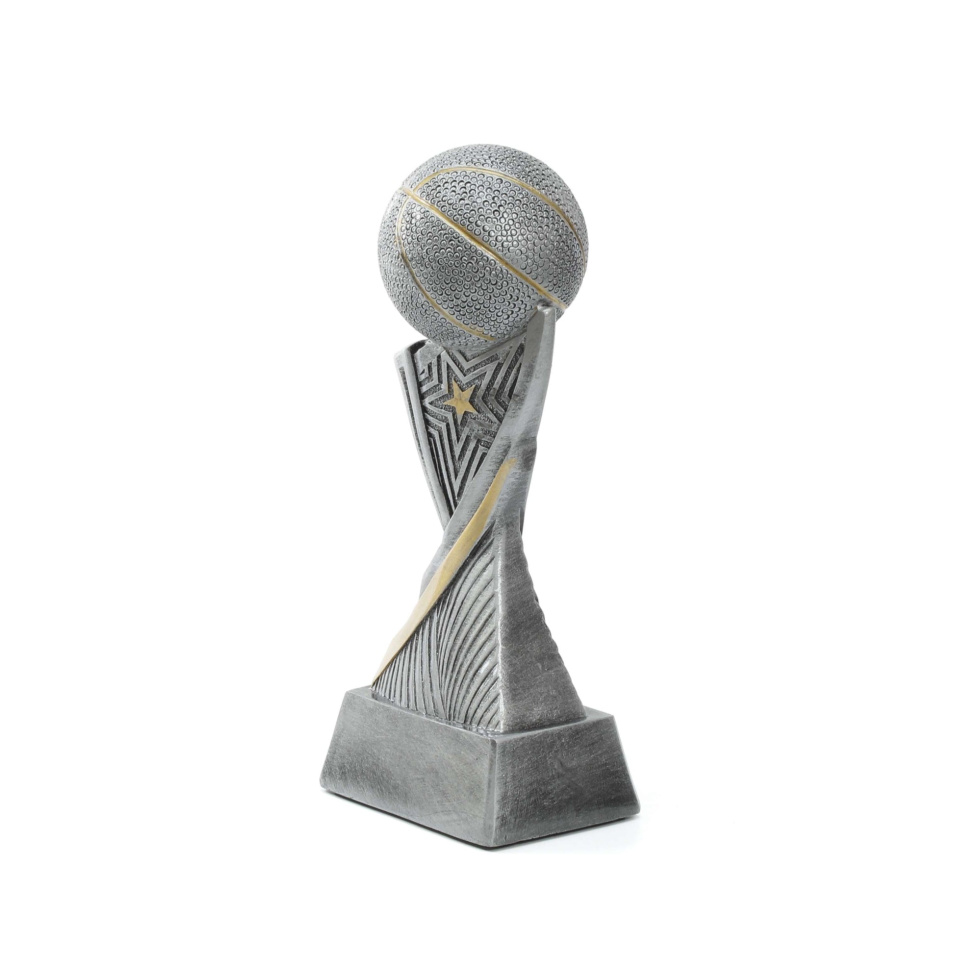 Basketball Aspire Trophy | Engraved Basketball Award - 6 or 8 Inch Tall Decade Awards