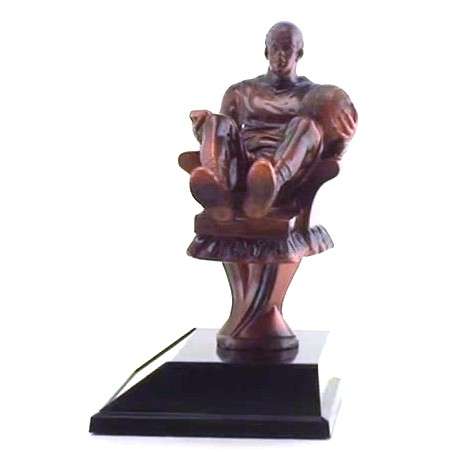 Basketball Fantasy League Armchair Trophy | Fantasy Hoops League Award - 6.5 Inch Tall Decade Awards
