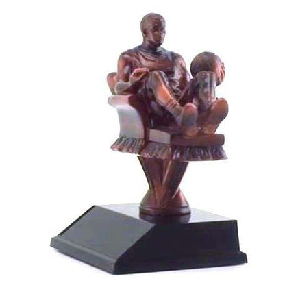 Basketball Fantasy League Armchair Trophy | Fantasy Hoops League Award - 6.5 Inch Tall Decade Awards