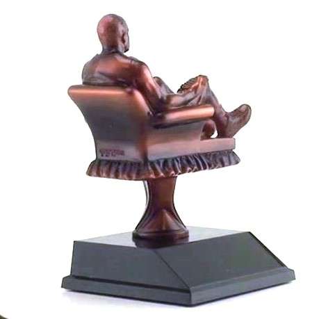 Basketball Fantasy League Armchair Trophy | Fantasy Hoops League Award - 6.5 Inch Tall Decade Awards