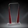 Bethesda Crystal Award | Engraved Corporate Award - 7, 8.5 or 9.75 Inch Tall Decade Awards
- Red