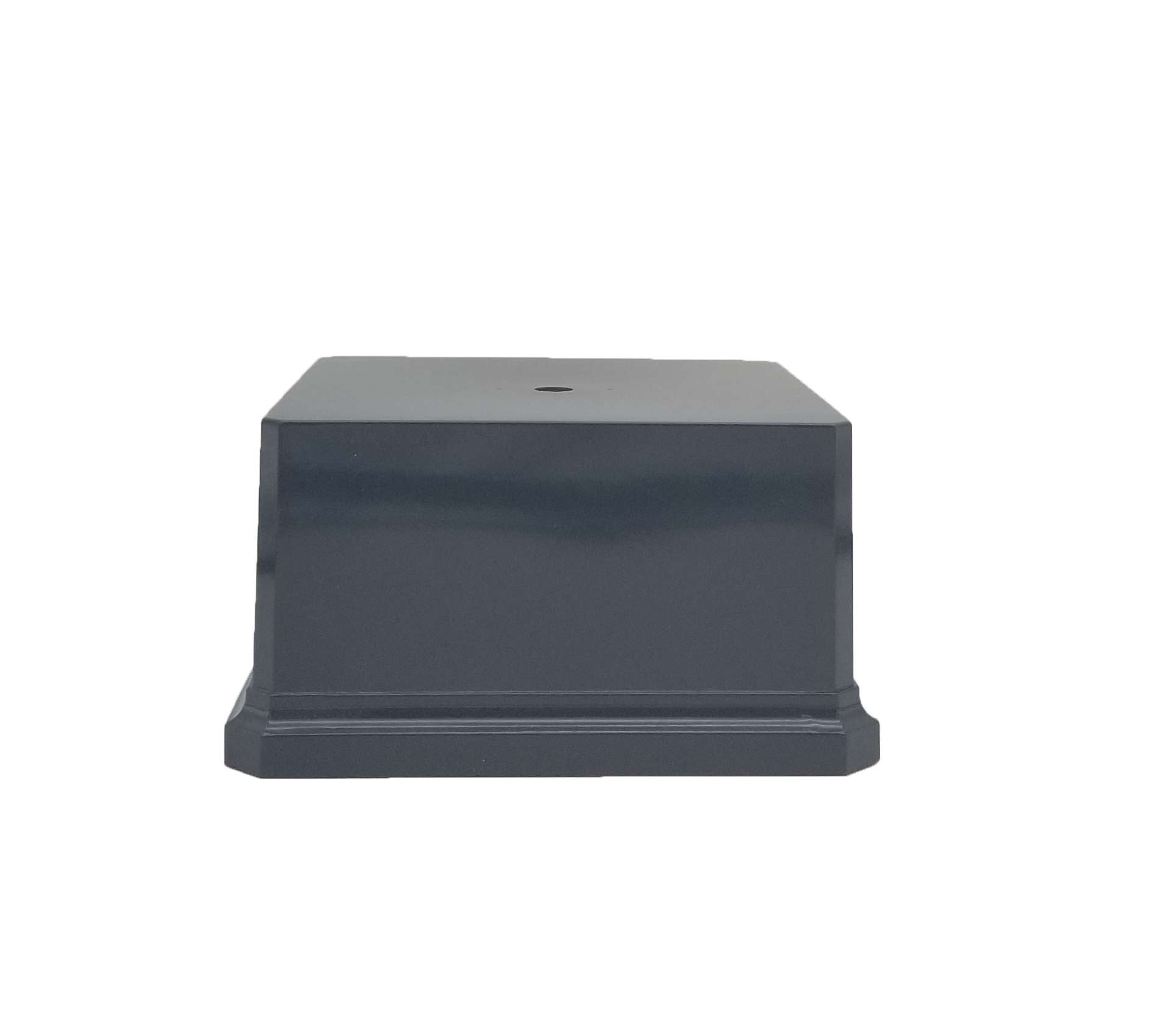 Black Gloss Weighted Plastic Trophy Base - 6 x 6 Decade Awards
