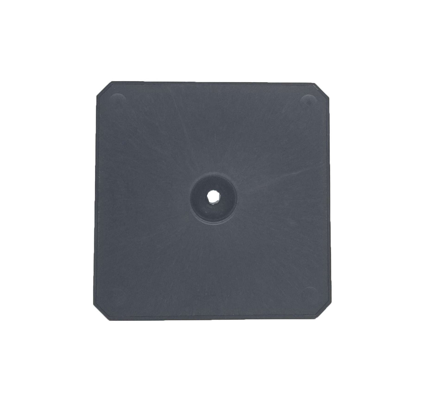 Black Gloss Weighted Plastic Trophy Base - 6 x 6 Decade Awards