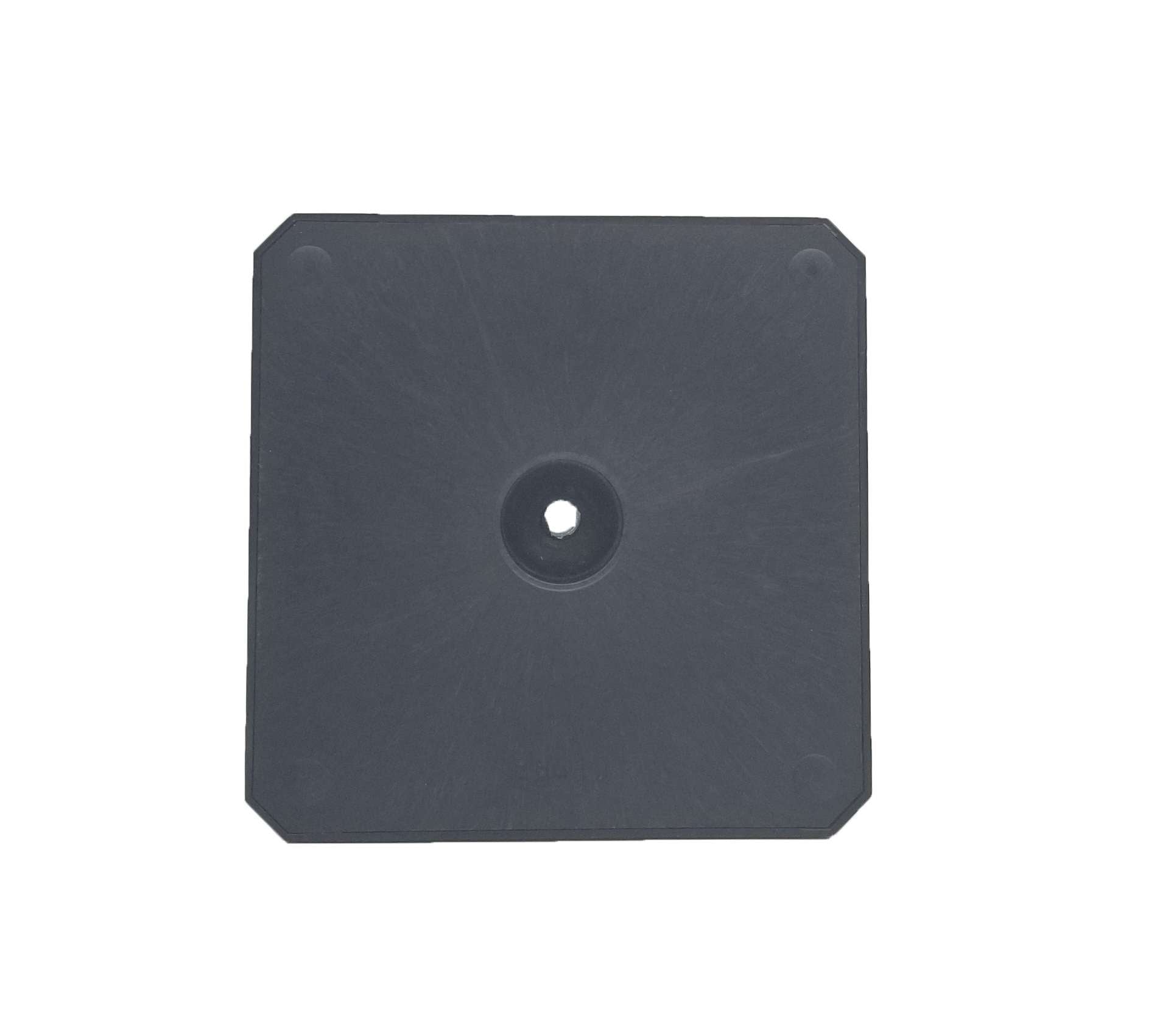 Black Gloss Weighted Plastic Trophy Base - 6 x 6 Decade Awards