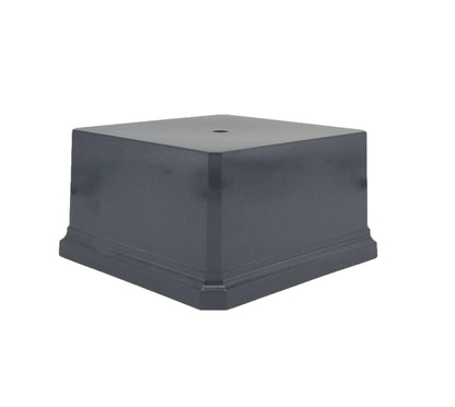 Black Gloss Weighted Plastic Trophy Base - 6 x 6 Decade Awards
