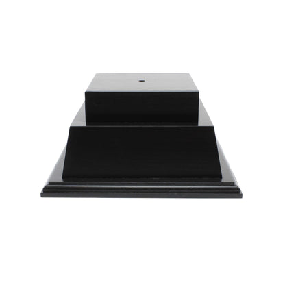 Black Perpetual Base | Engraved 2 Tier Base - 10.5 Inch Wide x 5.25 Inch Tall Decade Awards