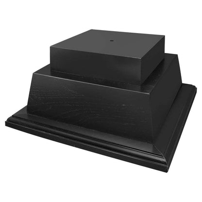 Black Perpetual Base | Engraved 2 Tier Base - 10.5 Inch Wide x 5.25 Inch Tall Decade Awards