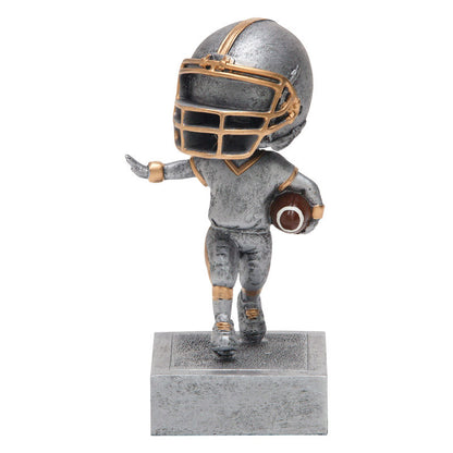 Personalized Football Trophy - Engraved Bobblehead Football Award - 5.5 Inch