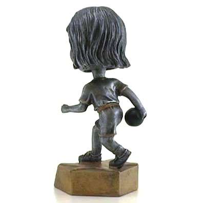 Bowling Bobblehead Trophy - Female / Male | Engraved Bowler Award - 6 Inch Tall Decade Awards
