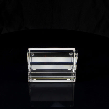 Business Card Holder - Kelsey | Engraved Crystal Business Card Holder - 3.5" x 2.5" Decade Awards