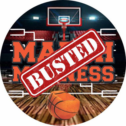 Busted Bracket Toilet Bowl Trophy, Action Pedestal | Engraved Busted Bracket Trophy - 7 Inch Tall Decade Awards