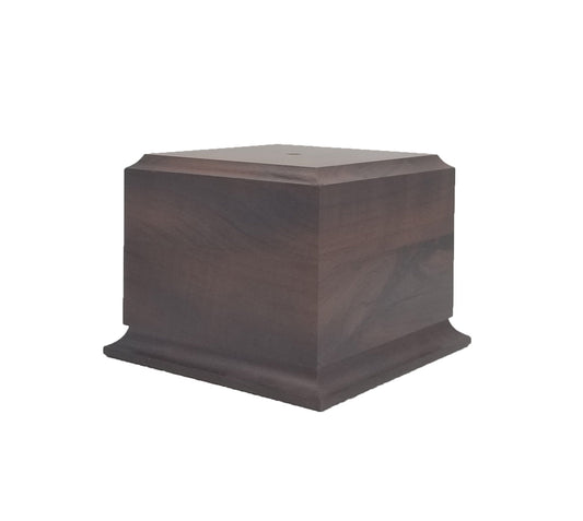Cherry Trophy Base | Engraved Trophy Base - 5.5" x 4" Decade Awards