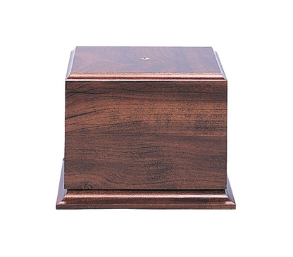 Cherry Trophy Base | Engraved Trophy Base - 5.5" x 4" Decade Awards
