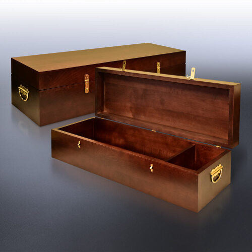 Pinnacle Peak with Base Corporate Award | Engraved Towering Crystal Peak - 26 Inch Tall Decade Awards
- Royal finished walnut case