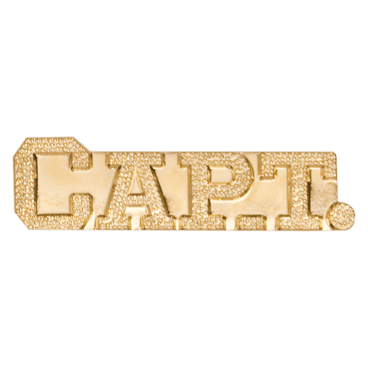 CAPT. Lapel Pin | Captain Letter Jacket Chenille Pin