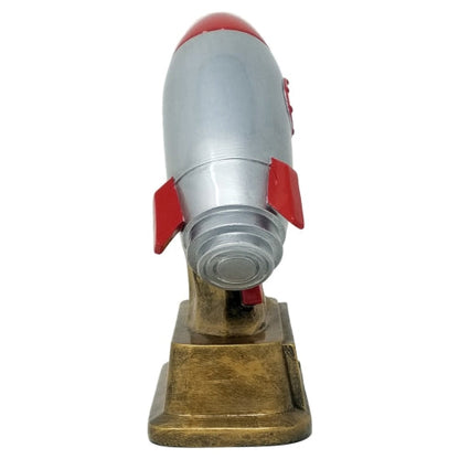 Rocket Ship Trophy | Engraved Classic Spacecraft Award - 6 Inch Tall Decade Awards