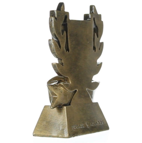 WINNER Trophy | Engraved Gold Cup and Laurel Winners Award  - 6 Inch Tall Decade Awards