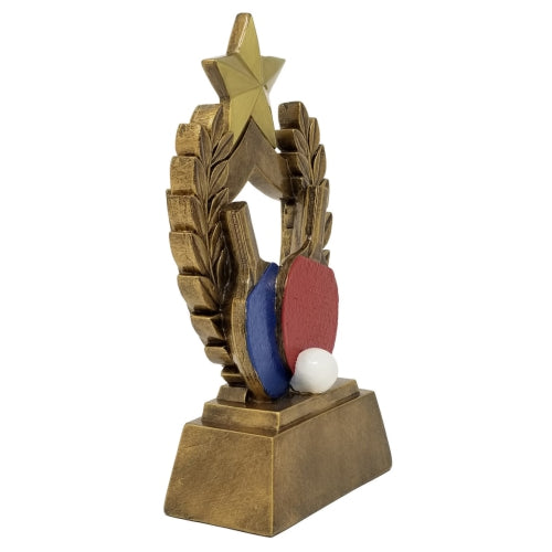 Ping Pong Trophy | Engraved Table Tennis Award - 6.5 Inch Tall Decade Awards