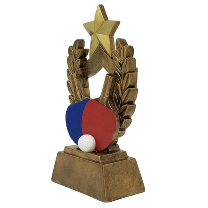 Ping Pong Trophy | Engraved Table Tennis Award - 6.5 Inch Tall Decade Awards