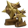Star Trophy, Gold | Engraved Gold Star Award | Employee Superstar Recognition - 5 or 7 Inch Tall Decade Awards