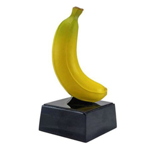 Banana Trophy on Black Base | Big Banana Award | Top Banana Trophy - 7 Inch Tall Decade Awards