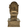 Toilet Bowl Action Pedestal Trophy | Engraved Golden Throne Loser Award - 7 Inch Tall Decade Awards