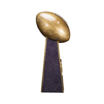 Fantasy Football Champion Tower Trophy - Gold | Engraved FFL Award - 11.5 or 16 Inch Tall