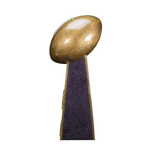 Fantasy Football Champion Tower Trophy - Gold | Engraved FFL Award - 11.5 or 16 Inch Tall