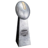Fantasy Football Champion Tower Trophy - Silver - Engraved FFL Award - Fantasy League Champion Trophy - 11.5 or 16 Inch Tall Decade Awards