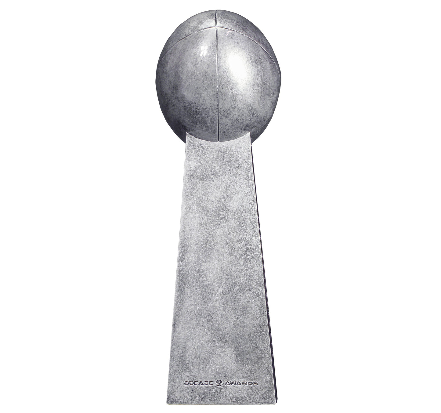 Fantasy Football Champion Tower Trophy - Silver - Engraved FFL Award - Fantasy League Champion Trophy - 11.5 or 16 Inch Tall Decade Awards