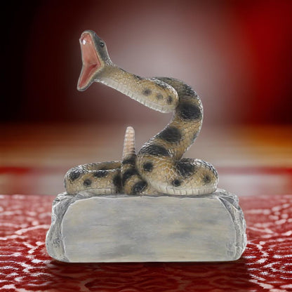 Rattlesnake Mascot Trophy | Engraved Color Snake Mascot Award - 6 Inch Tall Decade Awards