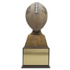 Fantasy Football Champion Perpetual Trophy | Engraved Gold with Silver Laces FFL Champion Perpetual Trophy - 17 Inch Tall Decade Awards