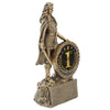 Female Champion Trophy - 1st Place | Engraved Woman Warrior First Place Award - 6.75 Inch Tall Decade Awards