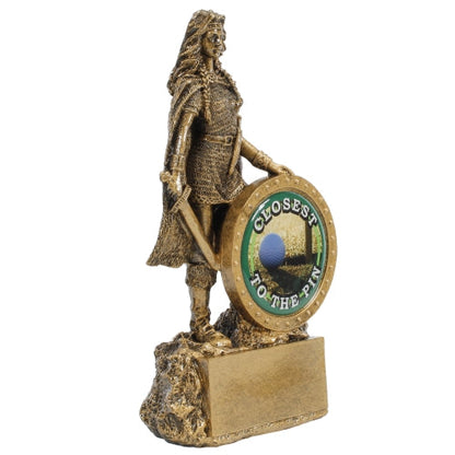 Female Champion Trophy - Closest to the Pin | Engraved Woman Golf Warrior Award - 6.75 Inch Tall Decade Awards