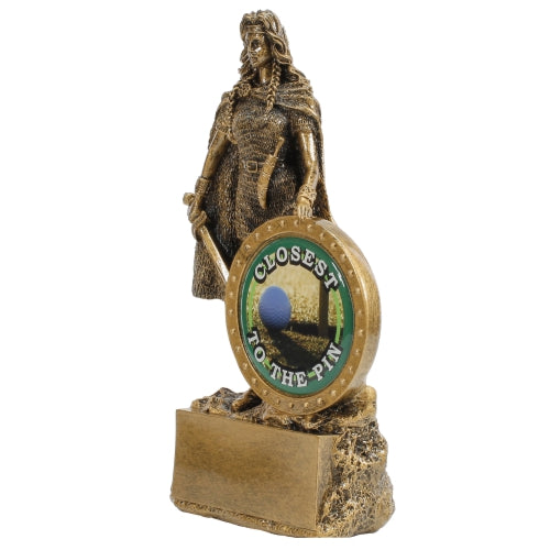Female Champion Trophy - Closest to the Pin | Engraved Woman Golf Warrior Award - 6.75 Inch Tall Decade Awards