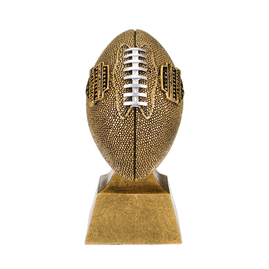 BULK - Fantasy Football Champion Trophy, Gold with Silver Laces - 6 Inch - - WHOLESALE