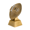 Personalized Fantasy Football Champion Trophy, Gold with Silver Laces - FFL Award - 6 or 12 Inch