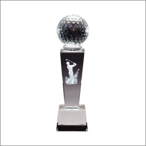 Hole in One Golf Trophy | Female or Male | Personalized Golf Award | 8.75 Inches Tall