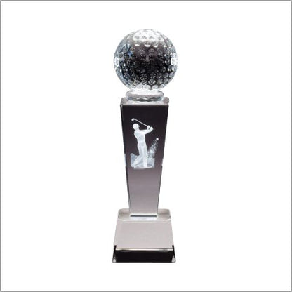 Hole in One Golf Trophy | Female or Male | Personalized Golf Award | 8.75 Inches Tall